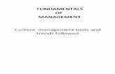 Current Management Tools and Trends Followed