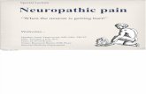 Neuropathic Pain: When the neuron is getting hurt!