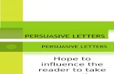 CHP5 - Persuasive Letters