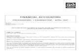 P1 - Financial Accounting April 07