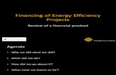 Sanjoy Sanyal - Financing of EE Projects