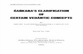 Sankara - Clarifications of Certain Vedantic Concepts