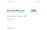 DiskBoss File and Disk Manager Server API