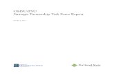 OHSU/PSU Strategic Partnership Task Force Final Report 01-05-11