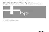HP Photo Smart M22 Manual