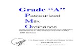 PMO - Pasteurized Milk Ordinance