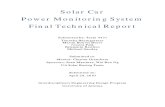 Solar Car Pwr Monitoring System