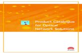 Product Catalogue for Opitcal Network SolutionHuawei