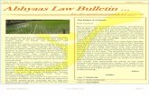 Abhyaas Law Bulletin - June 2011