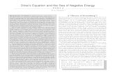 Dirac’s Equation and the Sea of Negative Energy, Part 2, by D.L. Hotson