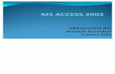 Avinash Ms Access