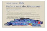Oxford and the Dictionary [PDF Library]