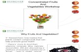 Concentrated Fruits Vegetables