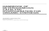 Handbook of Heterogeneous Catalytic Hydrogenation for Organic Synthesis 2001 2