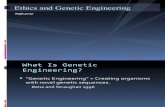 Ethics and Genetic