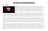 John Milton Life and Paradise Lost