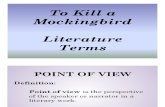 Literature Terms Power Point