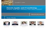Franchise Private Equity Webinar 11 2010