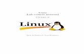 Unix Lab Course Manual
