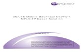 3glte Mobile Backhaul Network Mplstp Based Solution 3499