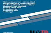 Guidelines WHO TB-HIV