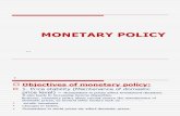 MONETARY POLICY (Updated on 30th Jan 2011)