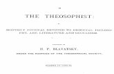The Theosophist Vol 4 - Index