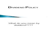 Dividend Policy 6