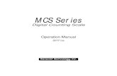 MCS Series Operation