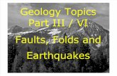 Geology Topics Unit Part III/V Earthquakes for Educators - Download at www. science powerpoint .com