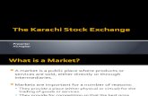 The Karachi Stock Exchange