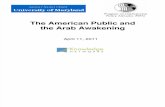Poll: The American Public and the Arab Awakening
