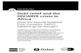 Debt Relief and the HIV/AIDS Crisis in Africa: Does the Heavily Indebted Poor Countries (HIPC) initiative go far enough?
