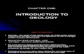 CHAPTER 1 - INTRODUCTION TO GEOLOGY