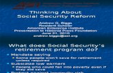 Thinking About Social Security Reform (Andrew Biggs)
