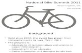 National Bike Summit 2011 Presentation