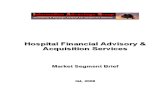 Hospital Financial Advisory and Acquisition Services Market by Jim Bloedau of Information Advantage Group