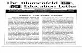 The Blumnefeld Education Letter November 1991