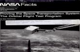 NASA Facts Proving the Space Transportation System the Orbital Flight Test Program