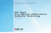 50 Tips for Effective Safety Training Vol 1
