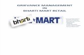 Grievance Management at Bharati Mart.