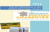 A guide to the top tourist attractions in the Poitou-Charentes, France
