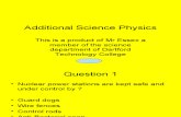 Additional science physics