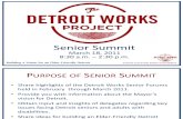 Detroit Works Project 03/17/2011 Senior Summit Presentation