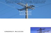 Power Systems Presentation - Energy Access and Distribution System Management