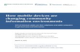 How mobile devices are changing community information environments
