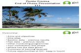 Punta gruesa - End of phase presentation Jan-March 111