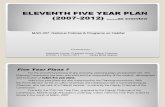 Eleventh plan (2007-2012)