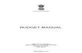 Budget Manual by Ministry of Finance