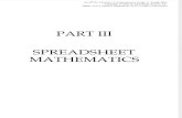 9 Some Mathematical Tools for Spreadsheet Calculations